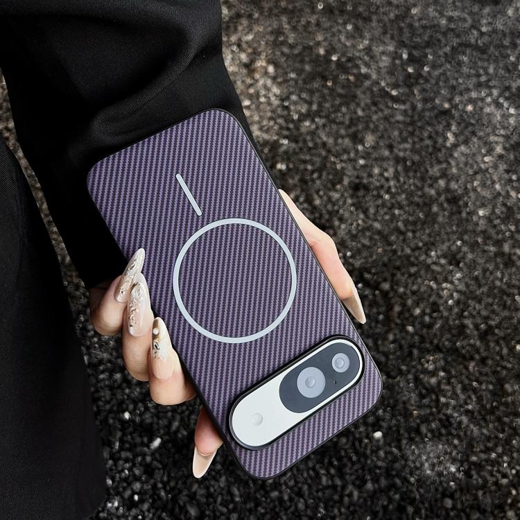 For Google Pixel 10 / 10 Pro Carbon Fiber Texture MagSafe Phone Case