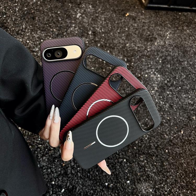For Google Pixel 10 / 10 Pro Carbon Fiber Texture MagSafe Phone Case