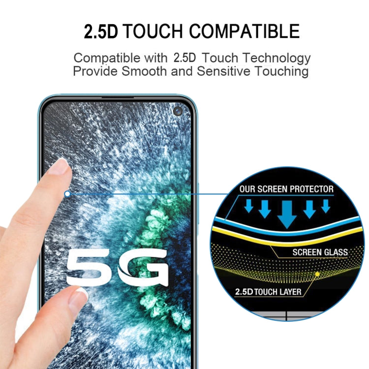 For Vivo IQOO Neo3 5G 25 PCS Full Glue Full Screen Tempered Glass Film