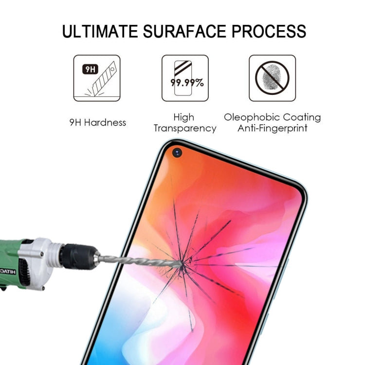 For Vivo Y50 25 PCS Full Glue Full Screen Tempered Glass Film