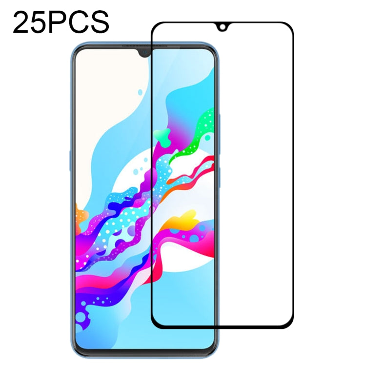 For Vivo Z5 25 PCS Full Glue Full Screen Tempered Glass Film