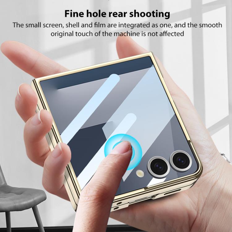 For Samsung Galaxy Z Flip7 5G GKK Integrated Phantom Electroplating Full Coverage Phone Case