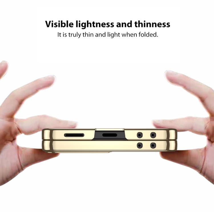For Samsung Galaxy Z Flip7 5G GKK Integrated Phantom Electroplating Full Coverage Phone Case