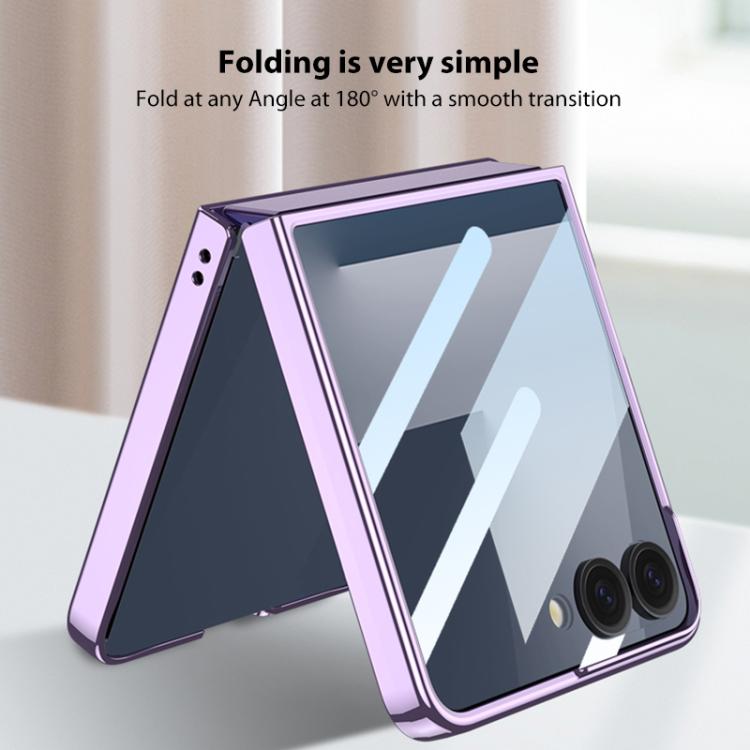 For Samsung Galaxy Z Flip7 5G GKK Integrated Phantom Electroplating Full Coverage Phone Case