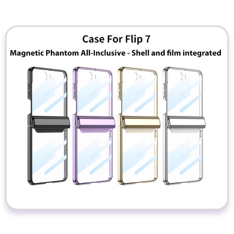 For Samsung Galaxy Z Flip7 5G GKK Integrated Magnetic Fold Hinge Shockproof Phone Case