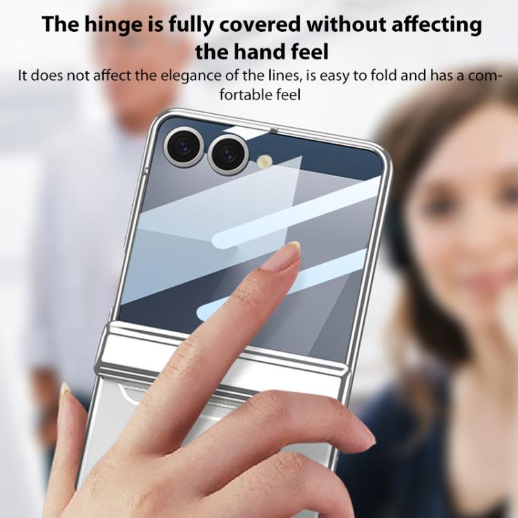 For Samsung Galaxy Z Flip7 5G GKK Integrated Magnetic Fold Hinge Shockproof Phone Case