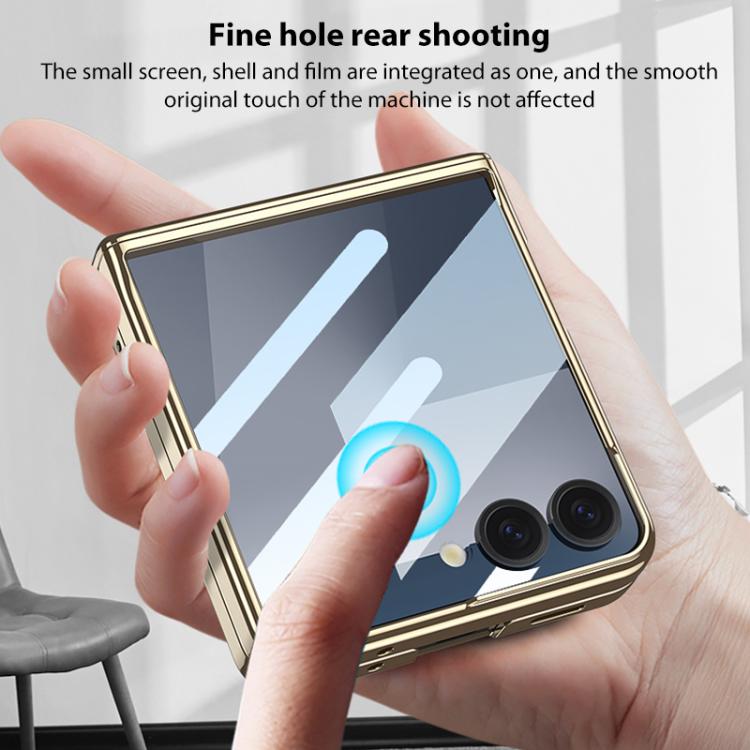 For Samsung Galaxy Z Flip7 5G GKK Integrated Magnetic Fold Hinge Shockproof Phone Case