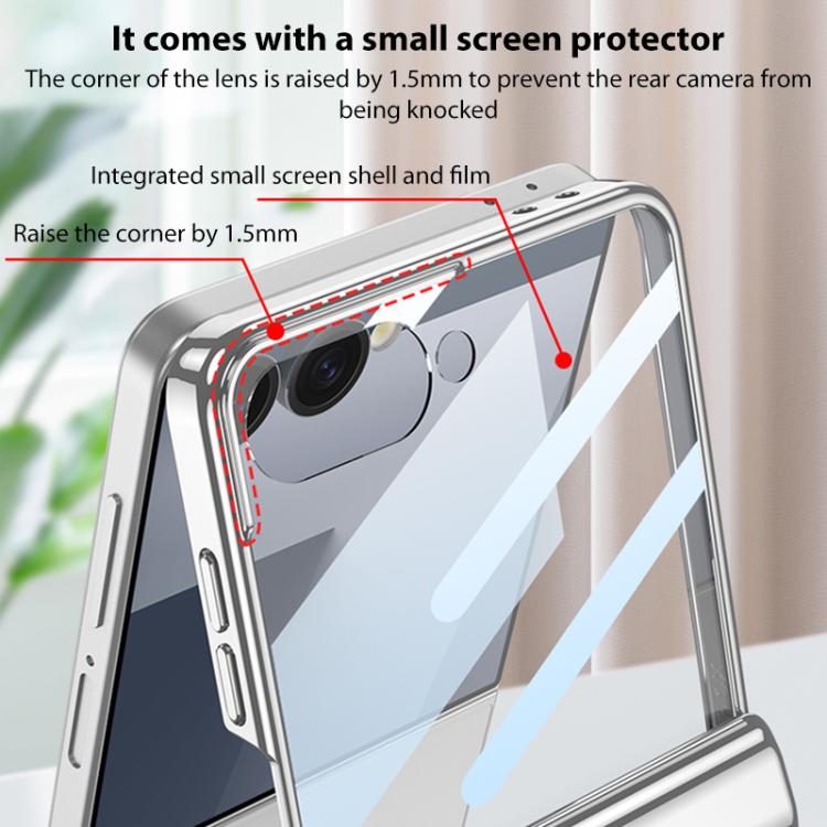 For Samsung Galaxy Z Flip7 5G GKK Integrated Magnetic Fold Hinge Shockproof Phone Case