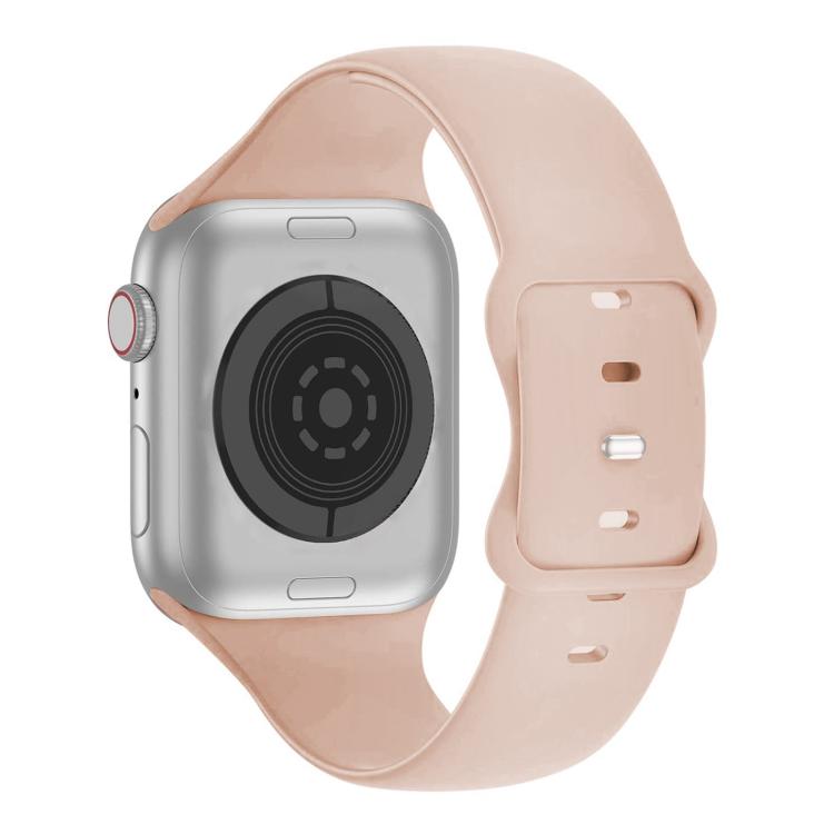 For Apple Watch Ultra 2 / 1 49mm Butterfly Buckle Silicone Watch Band with 3D Curved Film