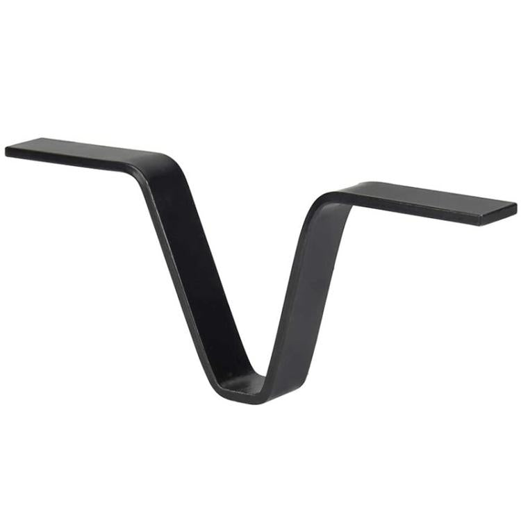 Rain Chain Gutter Adapter Chain Hook Replacement Downspout for V-Shaped Gutters - Black
