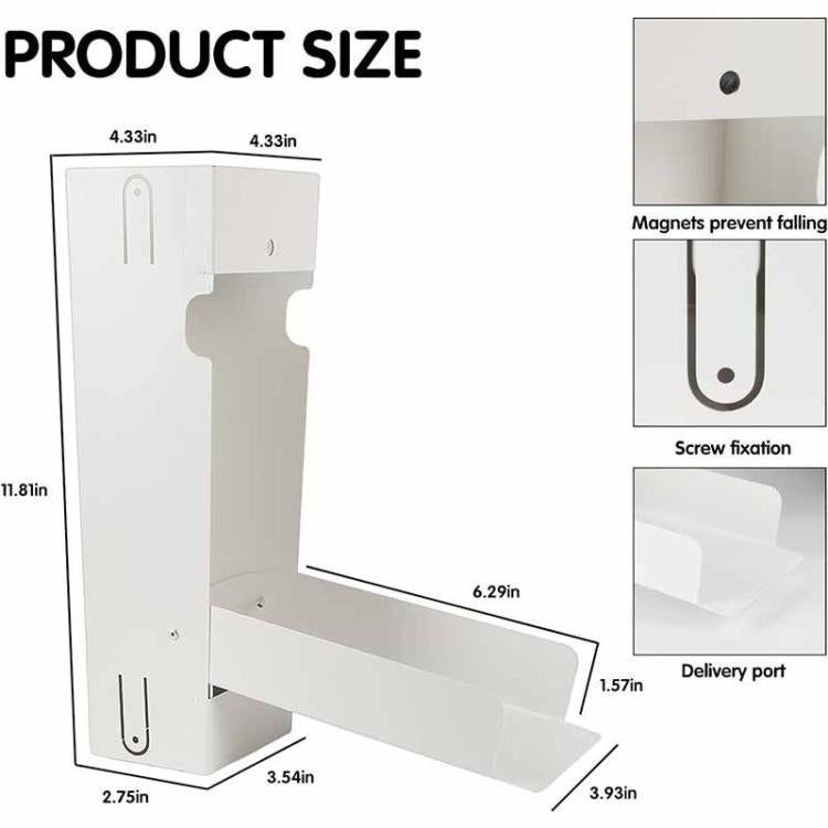 Rainwater Collector Downspout Rainwater Diverter for 3 x 4 inch Rectangular Downspout - White