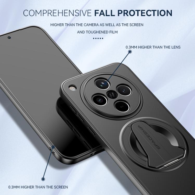 For OPPO Find X8s+ Spaceship MagSafe Folding Holder Phone Case