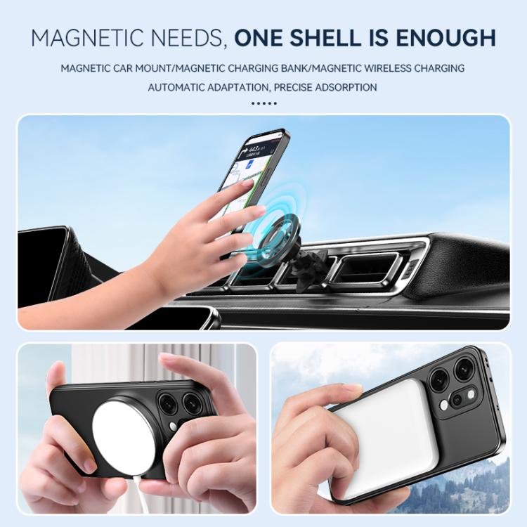 For OPPO Reno13 Pro Global Spaceship MagSafe Folding Holder Phone Case