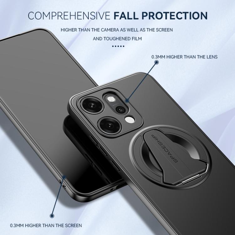 For OPPO Reno13 Pro Global Spaceship MagSafe Folding Holder Phone Case