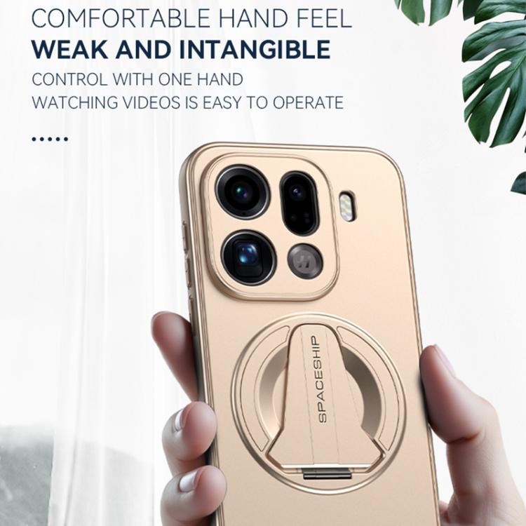 For OPPO Find X9 Spaceship MagSafe Folding Holder Phone Case