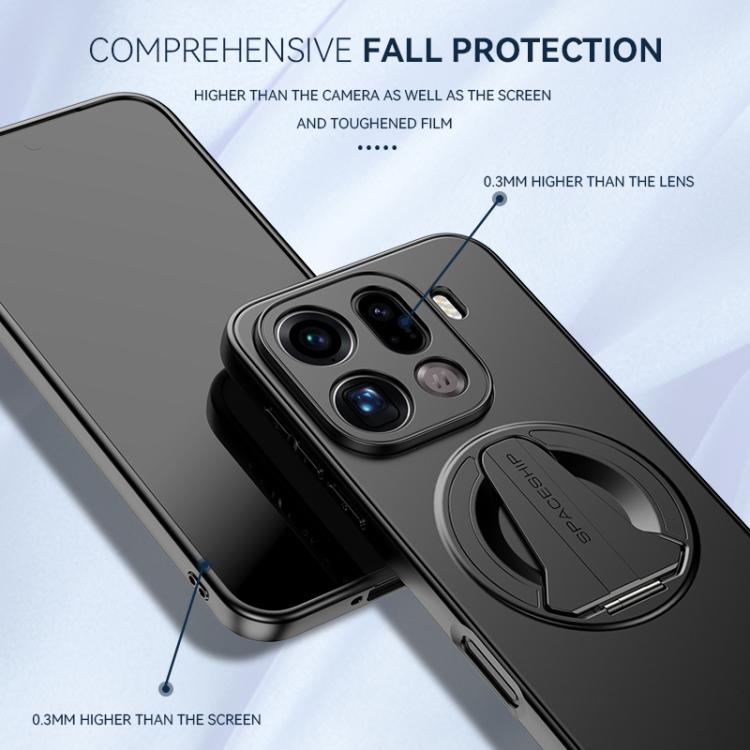 For OPPO Find X9 Pro Spaceship MagSafe Folding Holder Phone Case