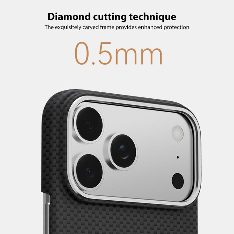 For iPhone 17 Pro Max Nanofiber MagSafe Magnetic Phone Case