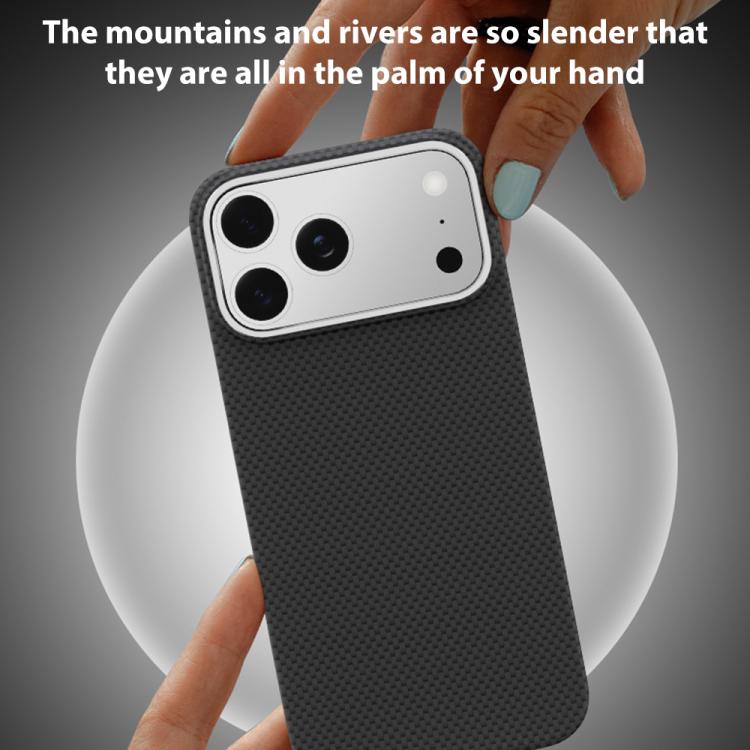 For iPhone 17 Pro Max Nanofiber MagSafe Magnetic Phone Case