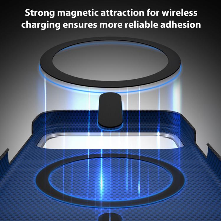 For iPhone 17 Pro Max Nanofiber MagSafe Magnetic Phone Case