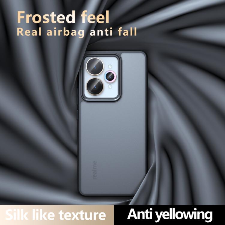 For Realme 15 / 15 Pro 5G Armor Big Pore PC Hybrid TPU Phone Case - Transparent