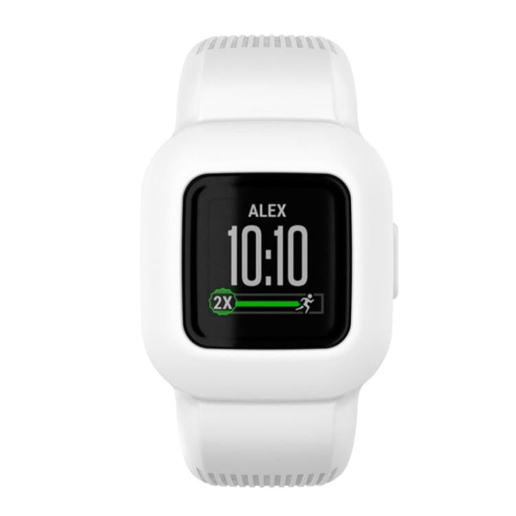 For GarminFit jr. 3 / Vivofit JR 3 xDfind Solid Color Integrated Silicone Watch Band