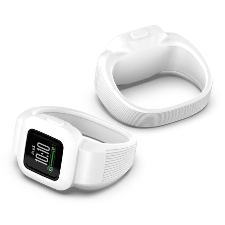 For GarminFit jr. 3 / Vivofit JR 3 xDfind Solid Color Integrated Silicone Watch Band
