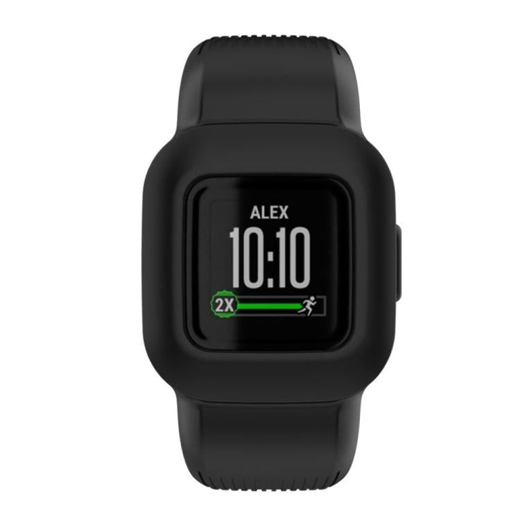For GarminFit jr. 3 / Vivofit JR 3 xDfind Solid Color Integrated Silicone Watch Band