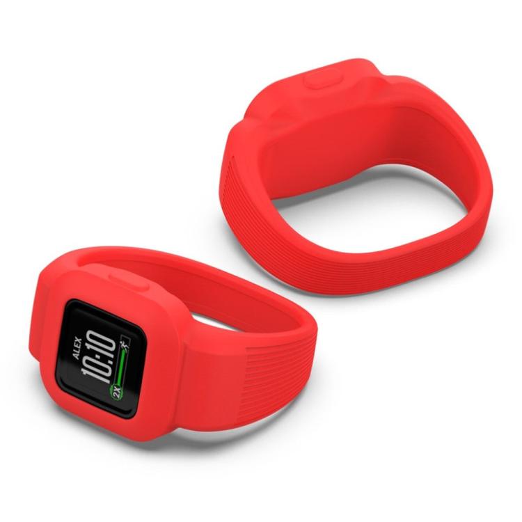 For GarminFit jr. 3 / Vivofit JR 3 xDfind Solid Color Integrated Silicone Watch Band