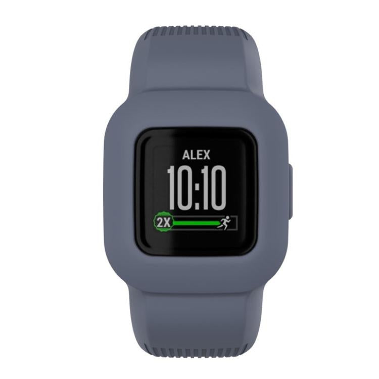 For GarminFit jr. 3 / Vivofit JR 3 xDfind Solid Color Integrated Silicone Watch Band