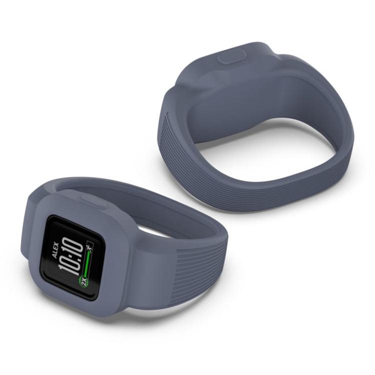 For GarminFit jr. 3 / Vivofit JR 3 xDfind Solid Color Integrated Silicone Watch Band