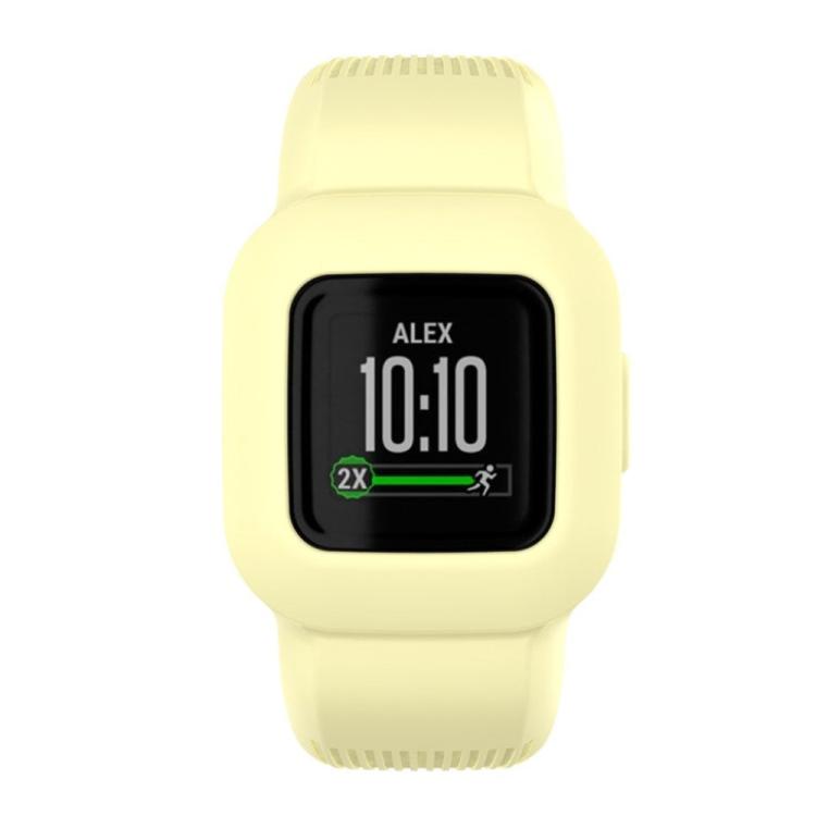 For GarminFit jr. 3 / Vivofit JR 3 xDfind Solid Color Integrated Silicone Watch Band