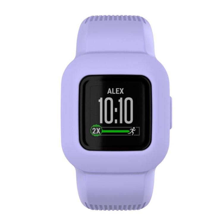 For GarminFit jr. 3 / Vivofit JR 3 xDfind Solid Color Integrated Silicone Watch Band