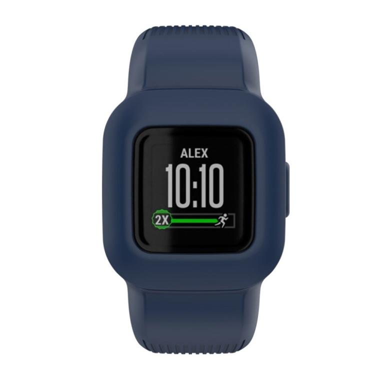 For GarminFit jr. 3 / Vivofit JR 3 xDfind Solid Color Integrated Silicone Watch Band