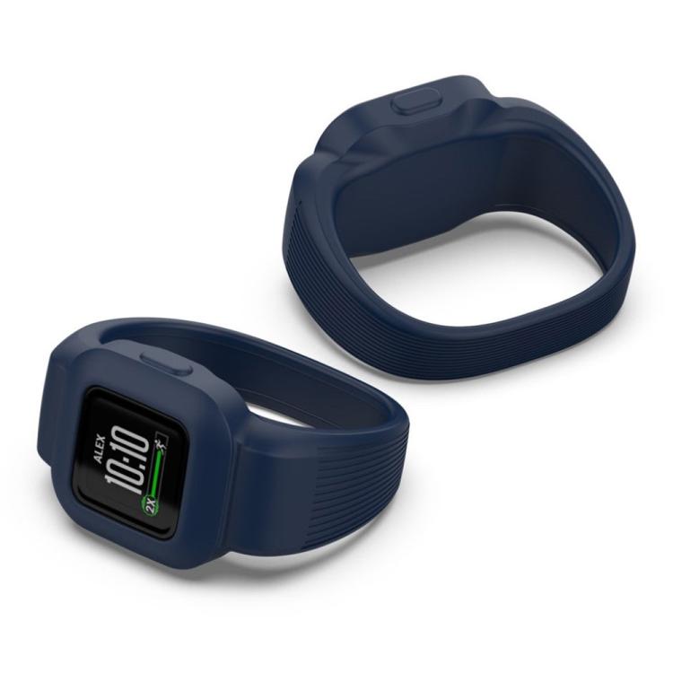 For GarminFit jr. 3 / Vivofit JR 3 xDfind Solid Color Integrated Silicone Watch Band