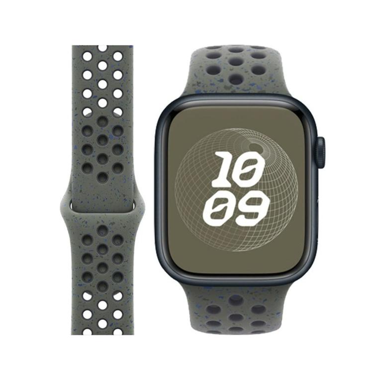 For Apple Watch Ultra 2 / 1 49mm Butterfly Buckle Color Dot Silicone Watch Band with 3D Curved Film