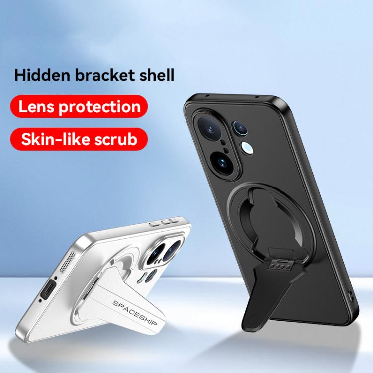 For vivo S30 Pro mini Spaceship MagSafe Folding Holder Phone Case