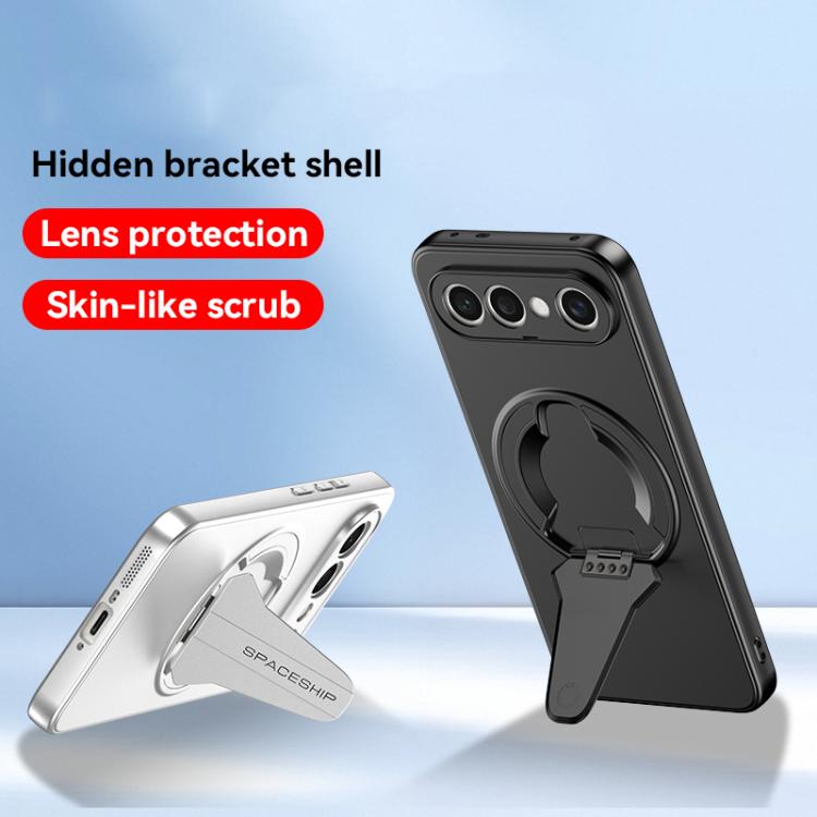 For vivo S50 Pro mini 5G Spaceship MagSafe Folding Holder Phone Case