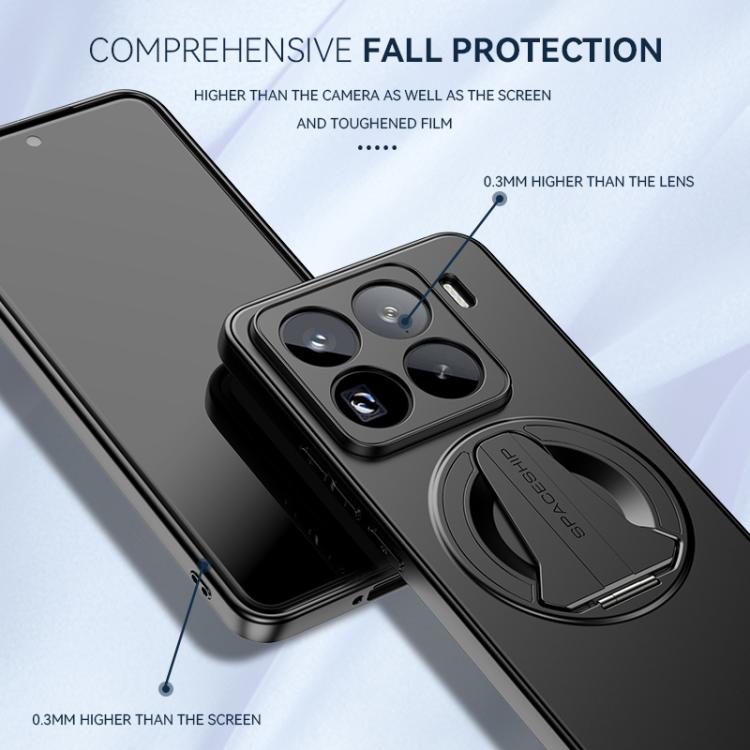 For Xiaomi 15 Pro Spaceship MagSafe Folding Holder Phone Case