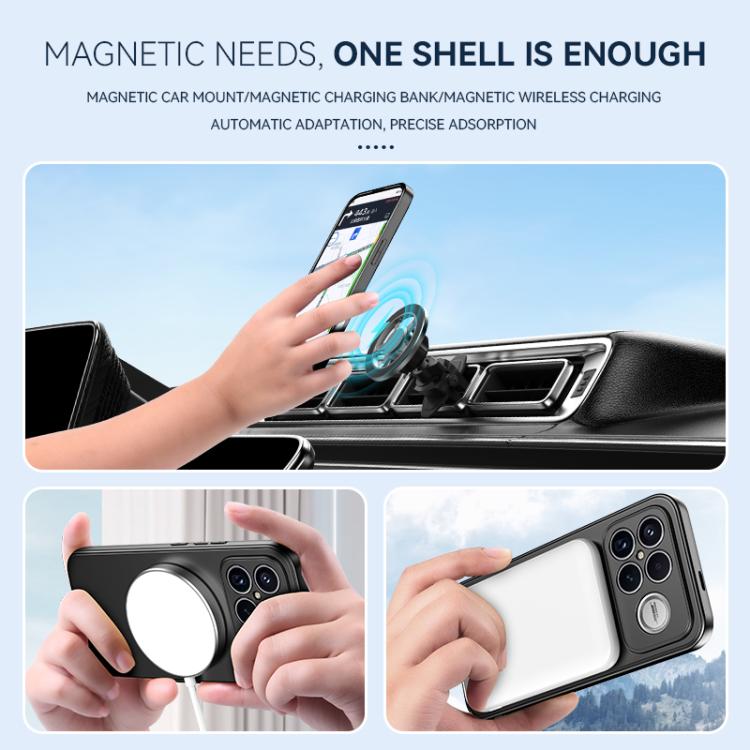 For Redmi K90 / Poco F8 Pro Spaceship MagSafe Folding Holder Phone Case