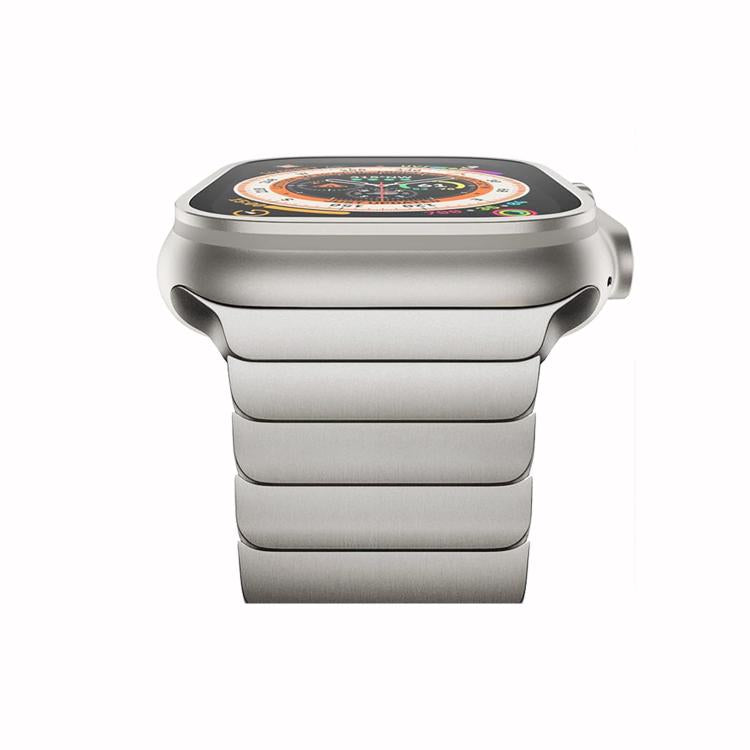 For Apple Watch Series 38mm Original Buckle 316 Steel Watch Band with 3D Curved Film