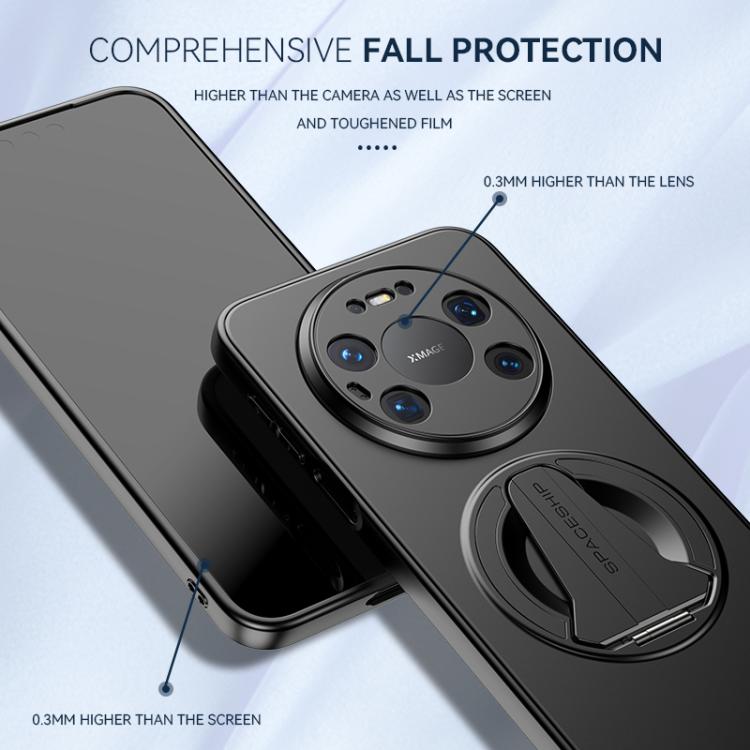 For Huawei Mate 80 Pro Max Spaceship MagSafe Folding Holder Phone Case