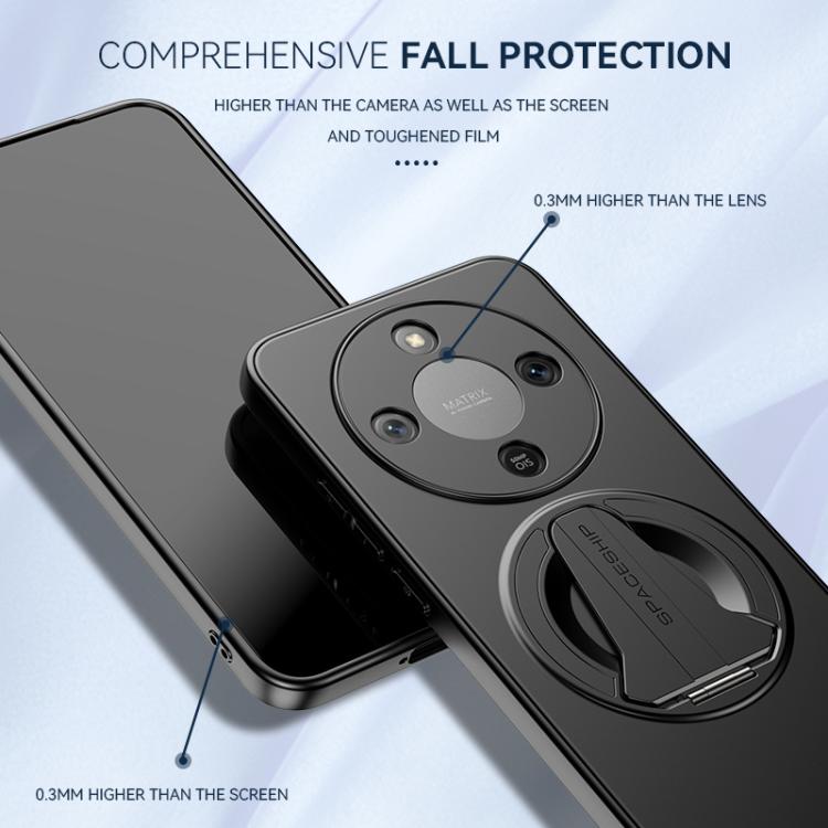 For Honor X60 GT Spaceship MagSafe Folding Holder Phone Case
