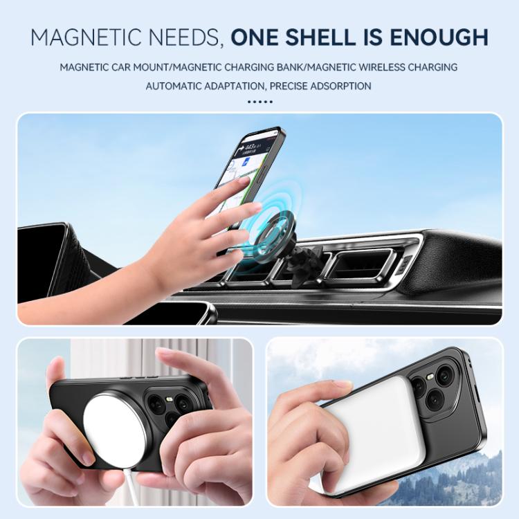For Honor 200 Pro Spaceship MagSafe Folding Holder Phone Case