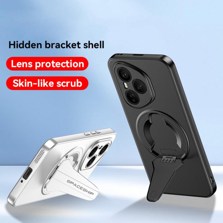 For Honor 300 Pro Spaceship MagSafe Folding Holder Phone Case
