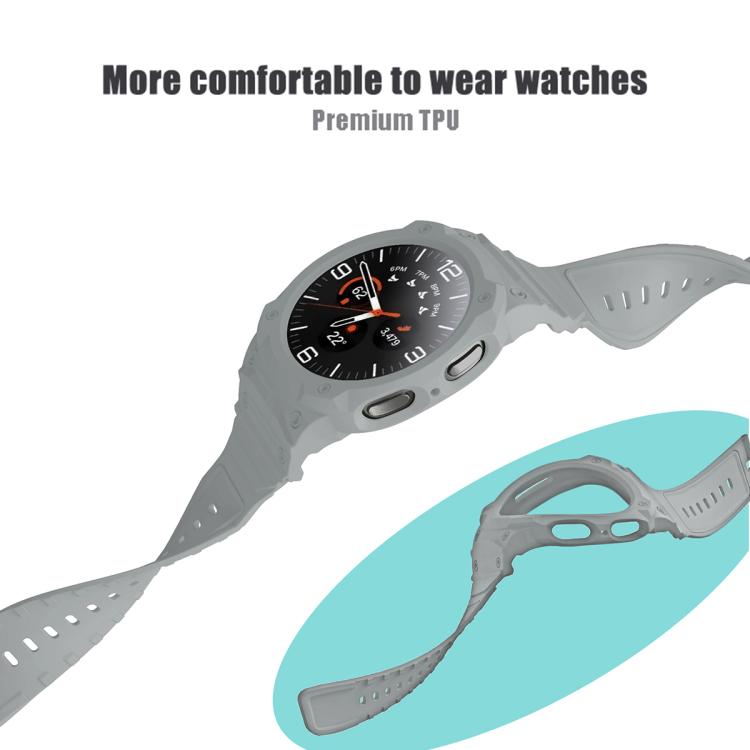 For Samsung Galaxy Watch8 44mm Integrated TPU Watch Band
