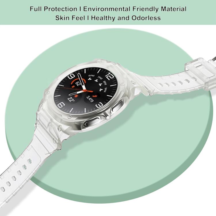 For Samsung Galaxy Watch8 44mm Integrated TPU Watch Band