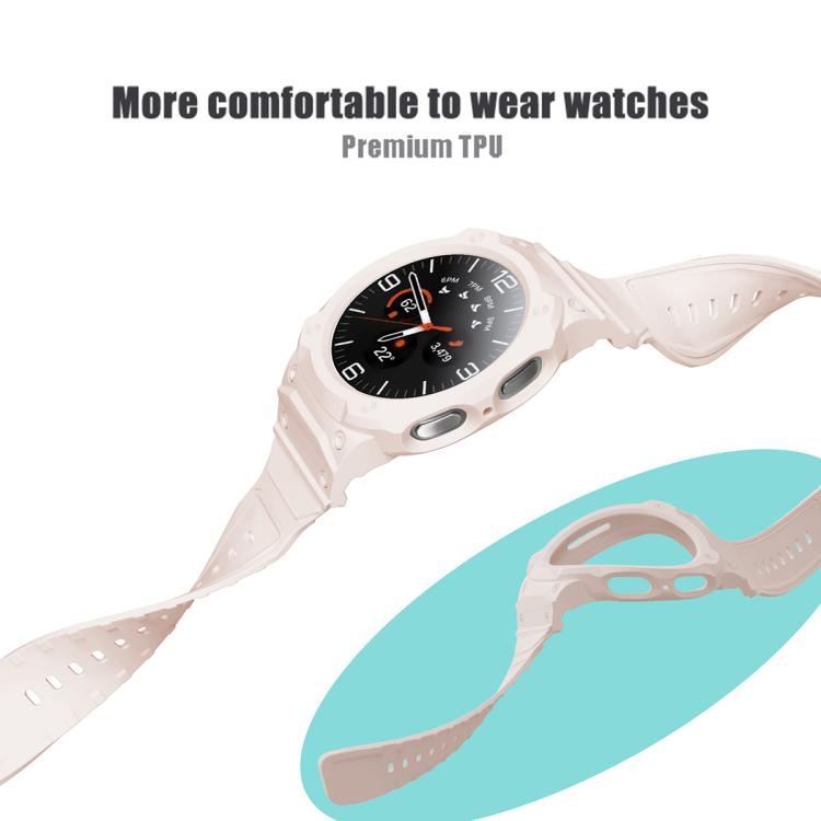 For Samsung Galaxy Watch8 44mm Integrated TPU Watch Band
