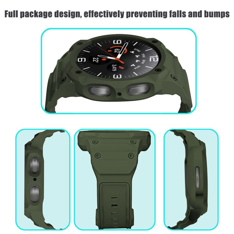 For Samsung Galaxy Watch8 40mm Integrated TPU Watch Band
