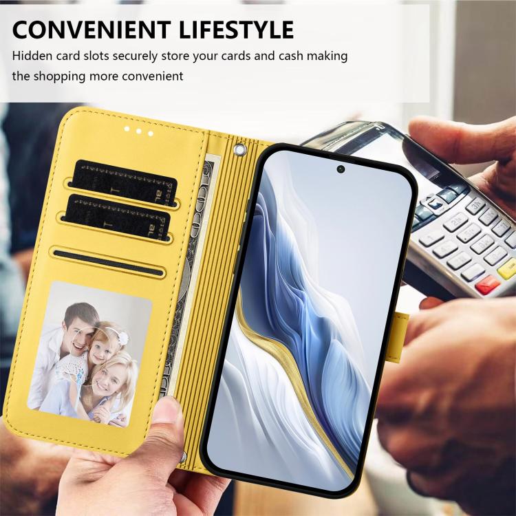 For Tecno Camon 40 Premier Embossed Heart Cat Leather Phone Case with Hand Strap