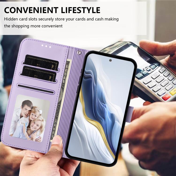 For Infinix Note 50 Pro 4G / 50 4G Embossed Heart Cat Leather Phone Case with Hand Strap